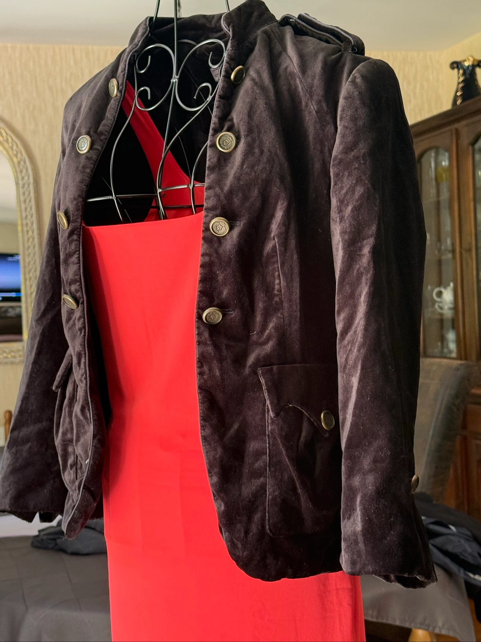 Zara, chaqueta de terciopelo, mujer, talla indicada M, corresponde S, muy buen estado – photo 8